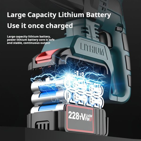 21В бесфабрикатное зарядное буровое устройство с молотком