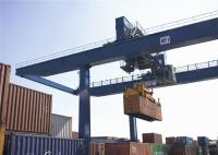 Grue de portique extérieure de conteneur de poutres de yard double RMG sur rail