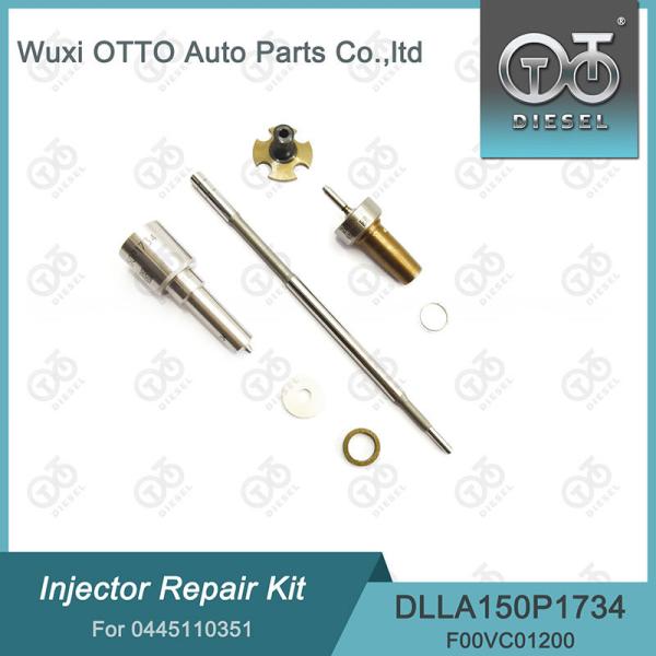 Jogo de reparação do injetor Bosch Para injetores 0445110351 Bocal DLLA150P1734