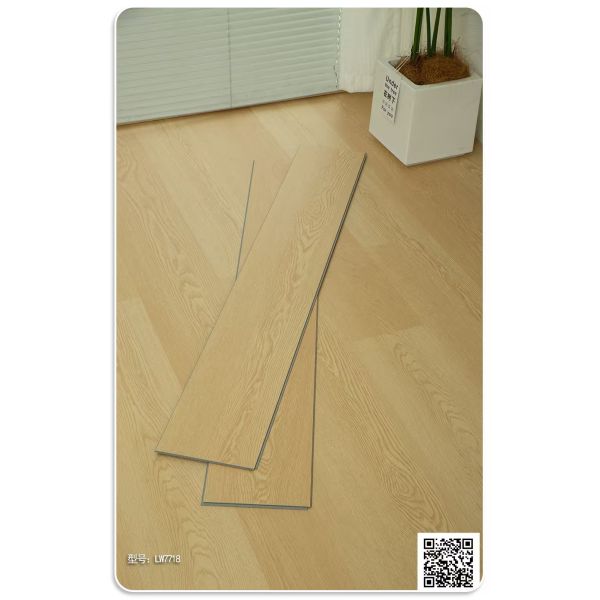 4mm 5mm 6mm 100% New Virgin Material Vinyl Plank Wood Grain Finish Waterproof Floating Click Lock Interlocking Rigid Core Plank Laminate Spc Flooring