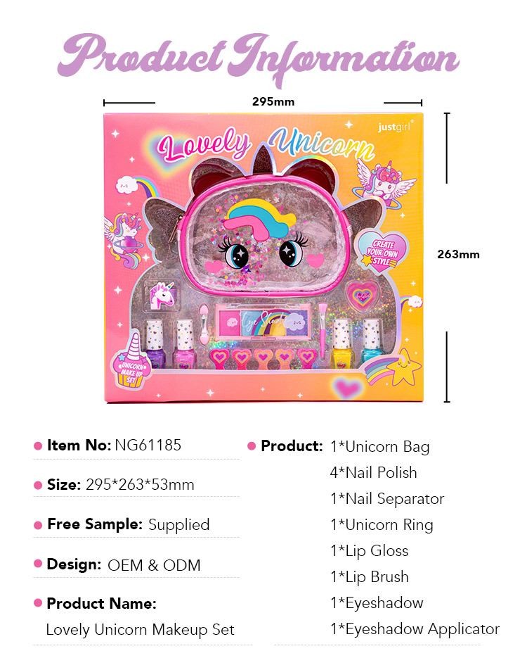 Washable Stylish Kids Makeup Set