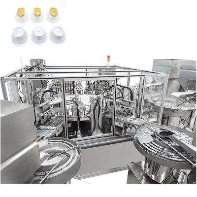 Automated  Infusion Aluminum Foil Caps Assembly Machine For Easy To Peel Off Aluminum Foil And Excellent Welding Property  IV Bottles Cap