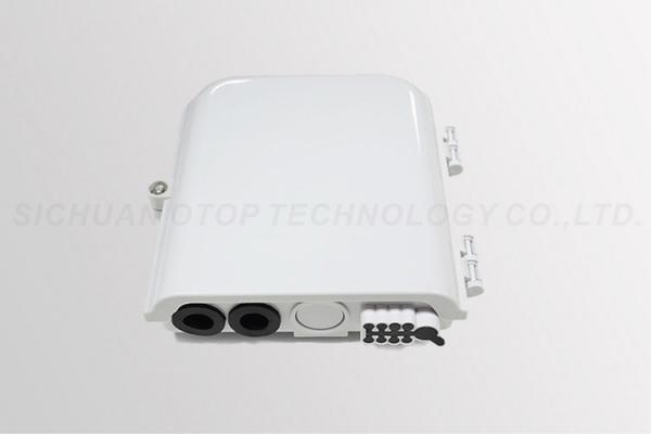 Outdoor Fiber Distribution Box 8 Port ABS PC Material 1*8 PLC Splitter