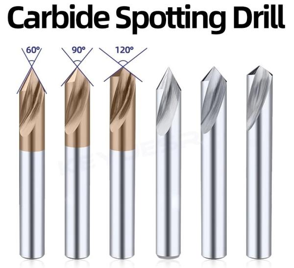 Diâmetro 4 dos bocados de broca do ponto do CNC do revestimento de lata 6 8 10mm para a perfuração de alumínio de aço inoxidável