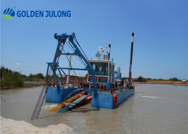 Modular Structure Sand Suction Dredger With 12 M Dredging Depth Sand Dredger Ship
