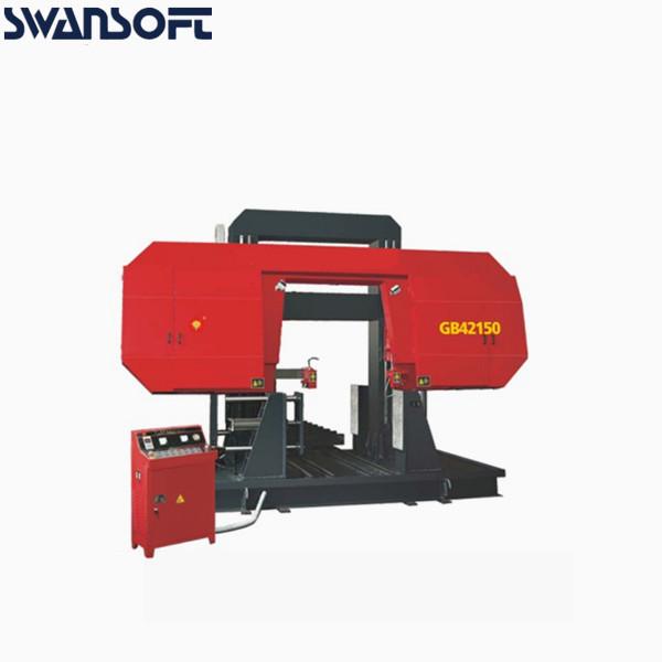 China market sales GB42150 square column horizontal metal/wood cutting band sawing machine with low price
