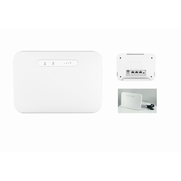 Cat4 1200Mbps LTE CPE 4G Wireless Router Support VPN and Battery
