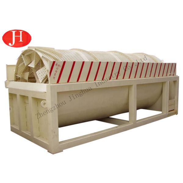 Rotary Washer Potato Starch Making Machine 25t/H 18.5kw