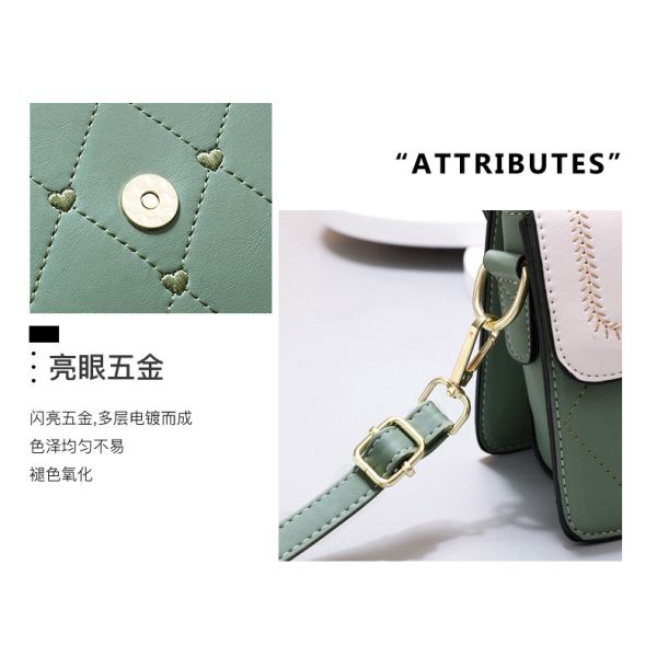 WOMEN'S ONE-SHOULDER SMALL SQUARE BAG 2024 SUMMER NEW TREND EVERYTHING SMALL GIRL HEART GIFT BAG