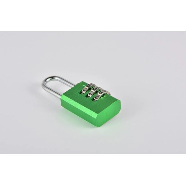 Custom Logo Anti-Theft 3-Digit Password Combination Padlock Gym Use Durable High Safety Solid Aluminum 60mm Model 213 4 Code
