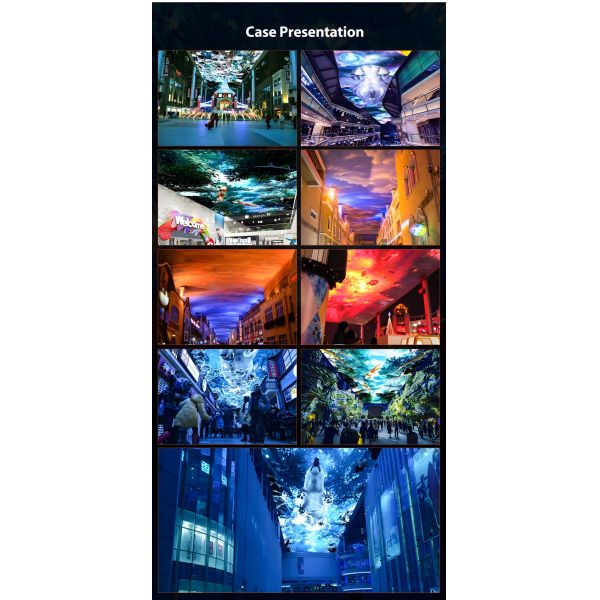 Интерактивный проектор Sky Screen Immersive Projector для торговых центров