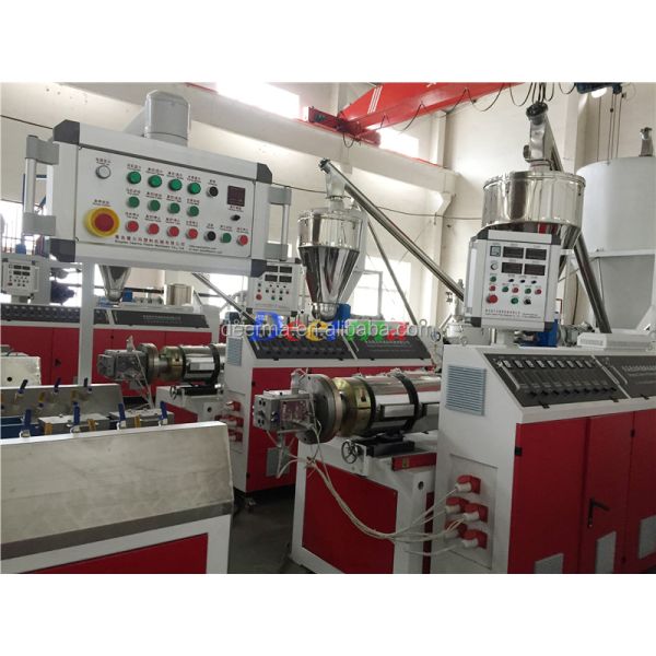 Twin Screw PVC Cable Trunk Making Machine for Speed Production