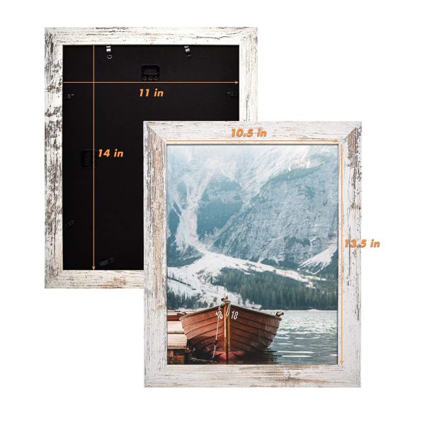Shabby Chic Wooden Photo Frame Sets with Customized Rustic Wall Art Decoration