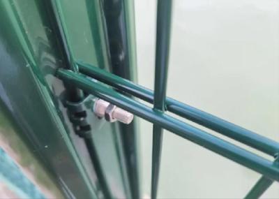 Aesthetic Double Loop Wire Fencing Gray PVC-Coated for Villa Communities