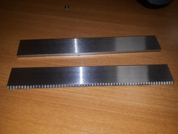 OEM Serrated Cutting Blade Serrated Saw Tooth Blade para máquina de embalagem