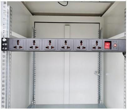 24U Outdoor PDU Server Rack Cabinet Complying with ANSI/EIA RS-310-D. ETSI Standard