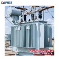 Transformateur d'alimentation HF en extérieur immergé dans l'huile entièrement scellé 3 phases 2500kva 3150kva