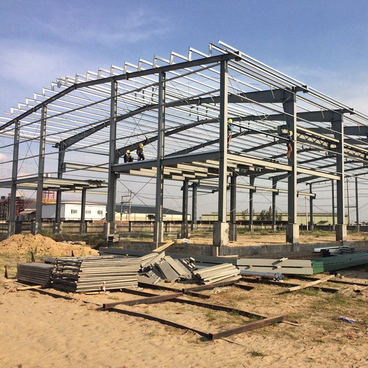 Customized Size Steel Frame Building Workshop Contemporary Multi Story Steel Building