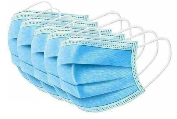 Skin Friendly Disposable 3 Ply Non Woven Face Mask For Elderly / Infant Care