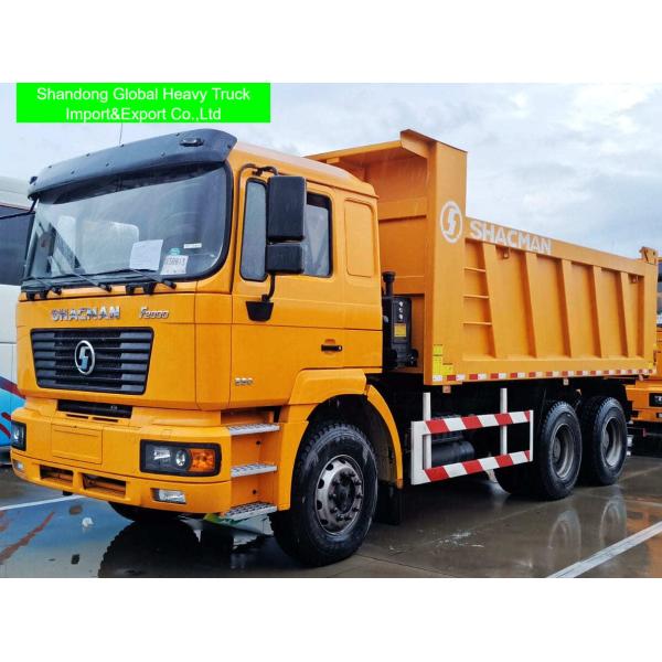 New or Used Shacman Dump Truck 6x4 Dumper with Euro 2 Emission 10 Forwards Transmission and 8329x2490x3450mm Specification