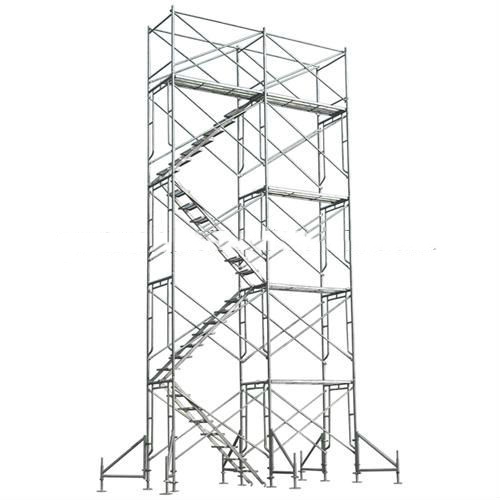 Multi Purpose Scaffolding Steel Step Ladder / Durable Scaffold Access Ladder Tower