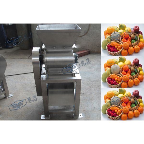 Industrial Juice Processing Equipment Fruit Crusher Machine With Rotating Knife