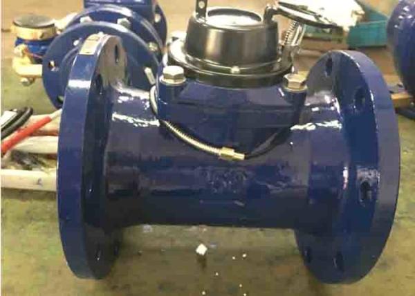 Commercial 6 Inch Woltman Water Meter Portable ISO 4064 For Industrial