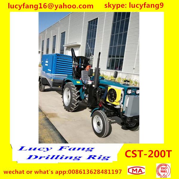 China Hot Popular Tractor Mounted Mobile Water Well Drilling Rig For 100m Depth