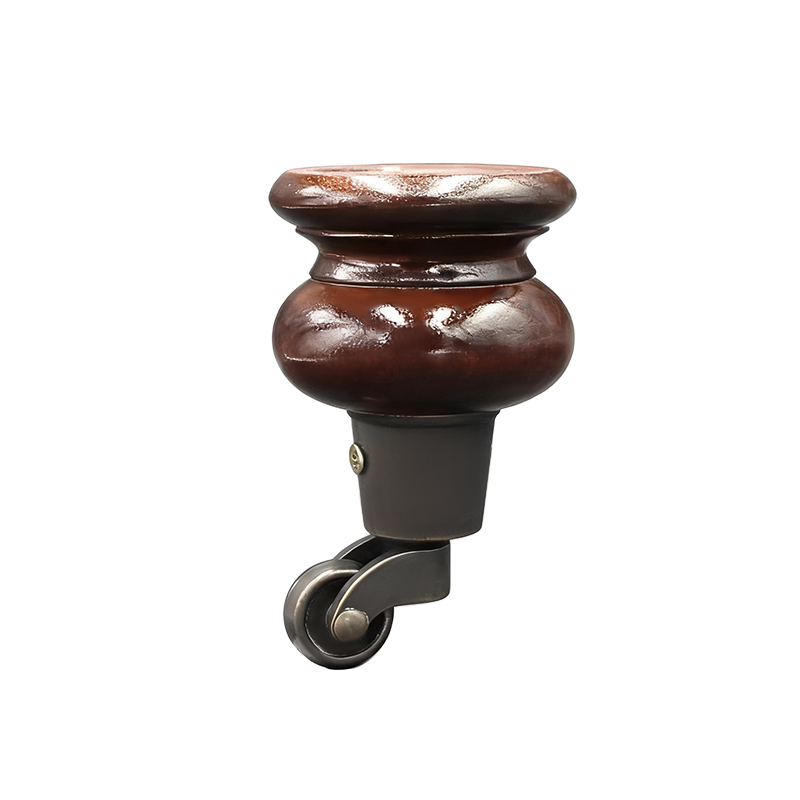 Caster-Equipped Solid Wood Sofa Feet Wooden Cabinet & Coffee Table Furniture Support Feet Wooden Legs TV Stand Feet