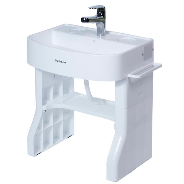 White Plastic Children'S Wash Basin Stand With Acceptable OEM ODM