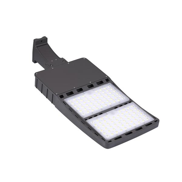 Ip66 luz 150W DLC ETL do diodo emissor de luz Shoebox, lâmpada de rua 200W posta solar