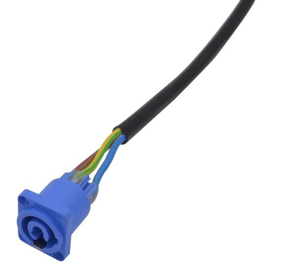 Ip44 Industrial Power Female Connector Usar em ambientes internos Entrada azul