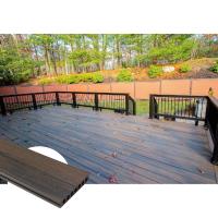 Anti chêne composé couvert extérieur UV de l'équilibre 140x23mm de Decking pour le jardin