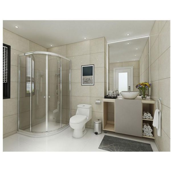 Ceramic One Piece Bathroom Toilets Modern Sanitary Ware Comfort Height