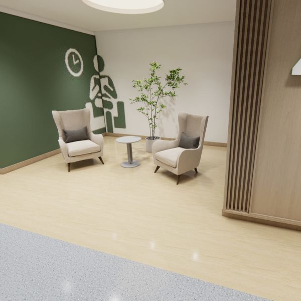 Comprehensive Elder-Care Flooring for Nursing Homes – Medical-Grade Homogeneous Hygienic Style