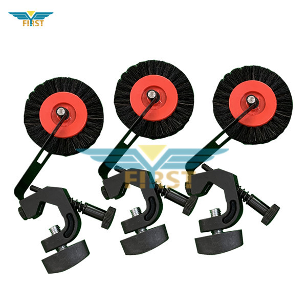 Heidelberg Black Wheel Brush Support with Pig Hair and Iron Material for