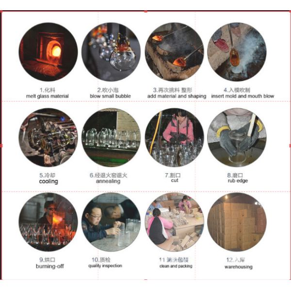 145g труба руки 9 дюймов стеклянная для сухого курения травы