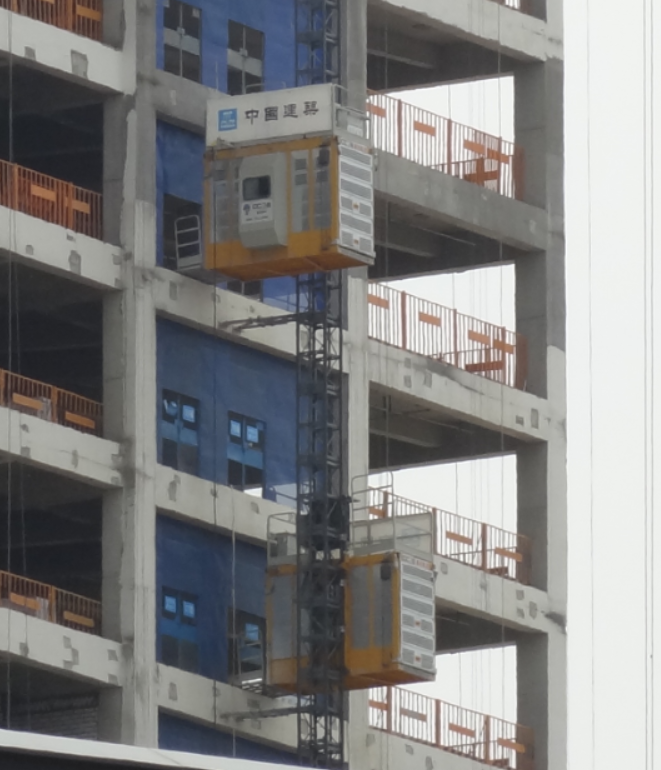 SC320/320 Passenger And Material Hoist For Construction Site And Plants Max 450M