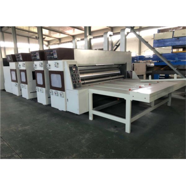 Semi Automatic Flexo Printer Slotter Machine Printing Size 2100*1250mm Thickness 4-7mm