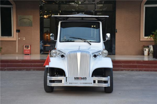 Oito carros elétricos do vintage de Seater para Sightseeing com o corpo 48V de FRP a pilhas