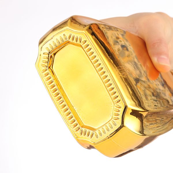 500ml Luxury Electroplated Mini Wine Bottle for Whiskey Lovers