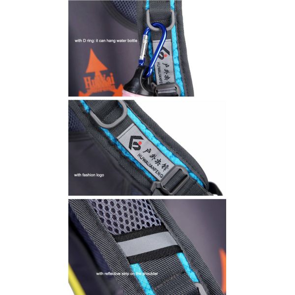 спорт велосипеда 24X41X16cm задействуя цвет нейлона рюкзака водоустойчивый изготовленный на заказ