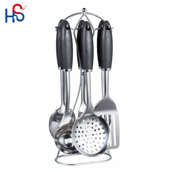 Stainless Steel Kitchen Gadget Set for Sustainable Cooking Tools and TPR Handle