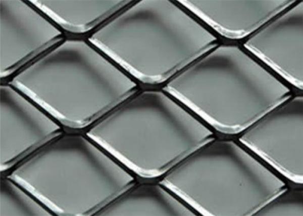 Expanded Metal Wire Mesh Screen / Expanded Steel Mesh For Hood Filter