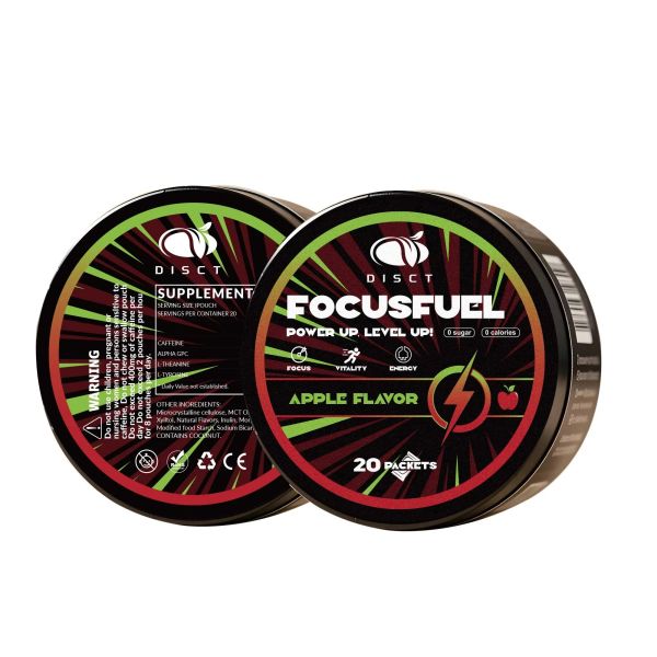 50mg Caffe ine Nootropic Energy Pouches with Natural Cognitive Enhancement and Fast Buccal Absorption
