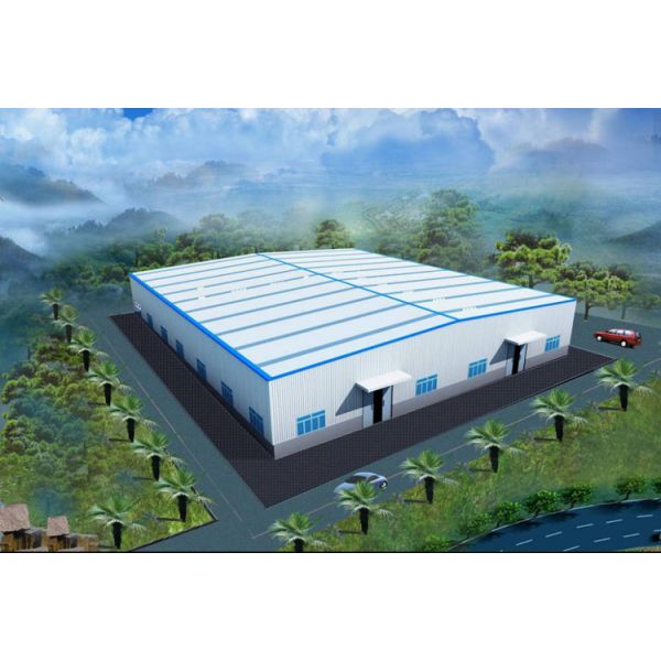 Easy Assembly H Section Steel Steel Frame Commercial Building