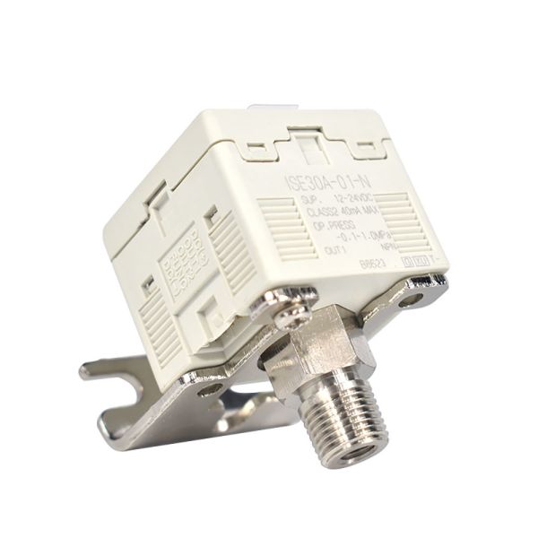 SMC ISE30A-01-A Medidor de presión digital con doble salida de presión positiva tipo N