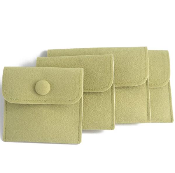 Vestuário de microfibra de camarão Bolsas de jóias Para colares Anéis Pulseiras