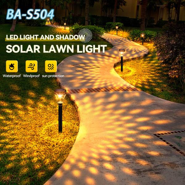 ABS IP55 Solar Pathway Lights 80 Lumens Outdoor Waterproof Solar Lights