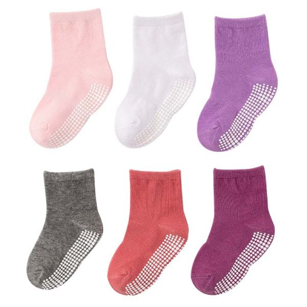 Low Cut Ankle Short Socks For Children Girls Polyester Non Skid